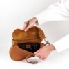 Brown Leather Dior Saddle Bag GHW - Cap N Wrap